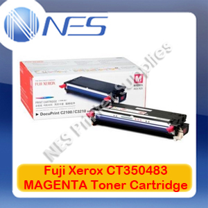 Fuji Xerox Genuine CT350483 MAGENTA Toner Cartridge for DocuPrint C2100/C3210DX (2K)